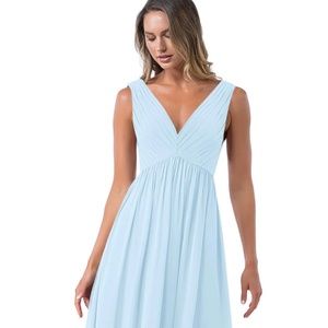 NWT Azazie Ranvie Sky Blue Dress